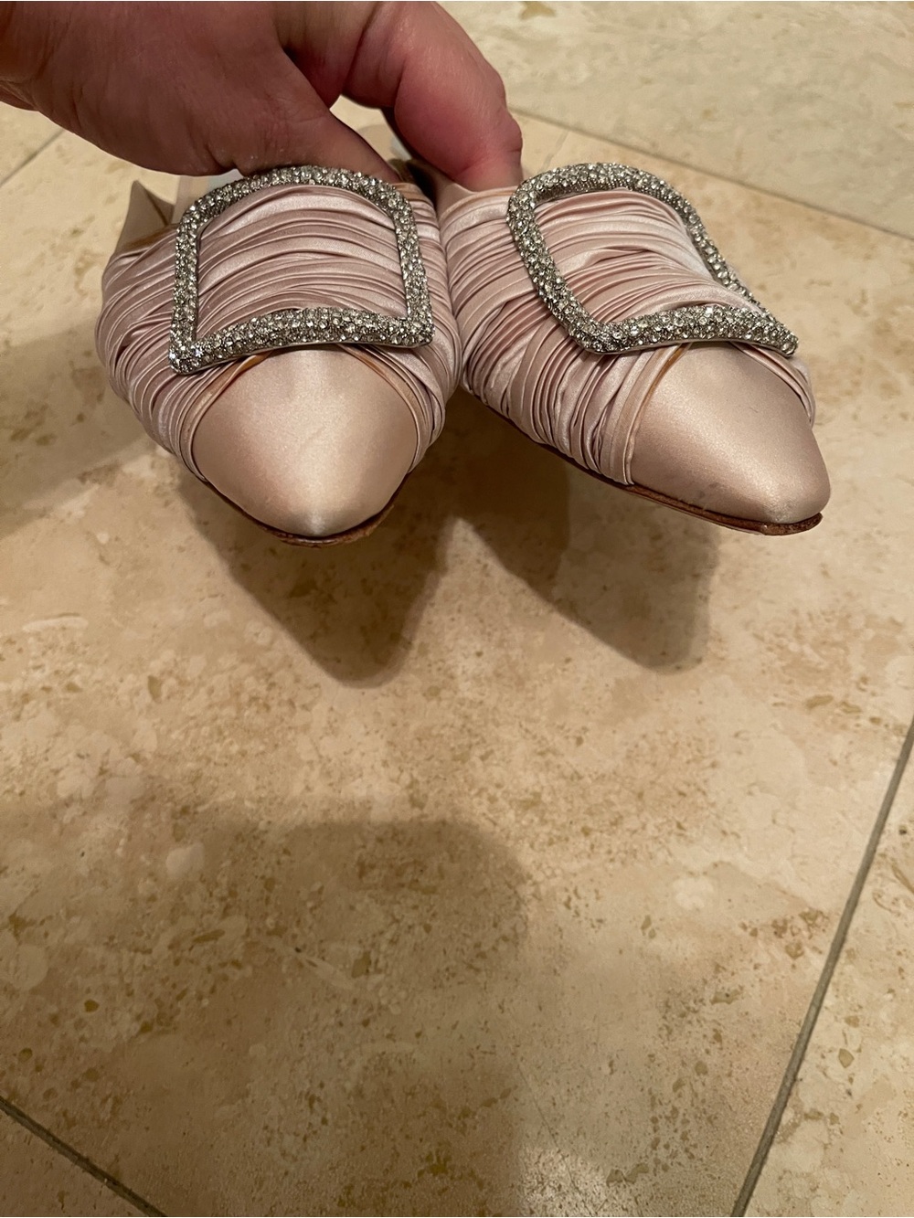 Italian designer Casadei pink satin mule in Euro 40 (US 9) - Picture 3 of 9